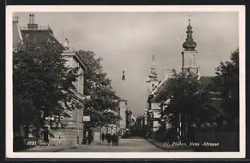 AK St. Pölten, Blick in die Hess-Strasse