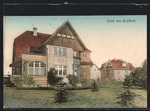AK Kohlfurt, Blick auf ein Gebäude