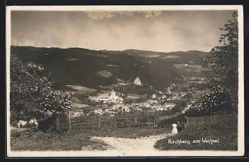 AK Kirchberg am Wechsel, Teilansicht mit Kloster