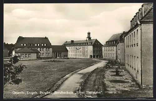 AK Oelsnitz /Erzgeb., Bergbau-Berufsschule Ernst Thälmann