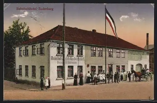 AK Suderburg, Bahnhofshotel Heinrich Homann