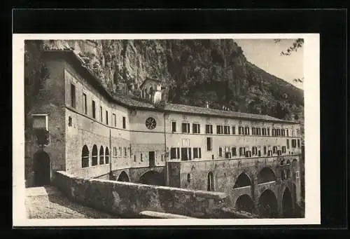 AK Subiaco, Santuario del S. Speco, Monastero, Particolare dal lato Sud