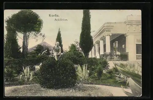 AK Korfu, Gartenpartie am Achilleion