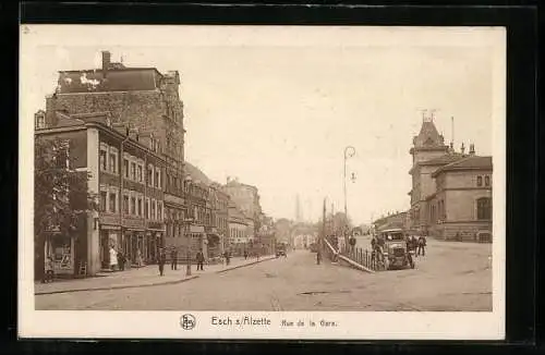 AK Esch s. Alzette, Rue de la Gare