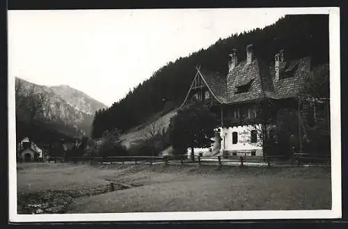 AK Mürzsteg /Steiermark, Gasthof Post mit Umgebung