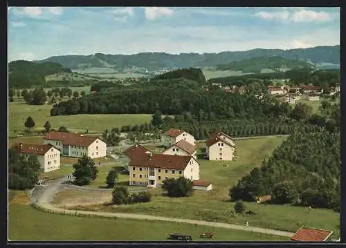 AK Neutrauchburg /Allgäu, Kuranstalt Alpenblick aus der Vogelschau