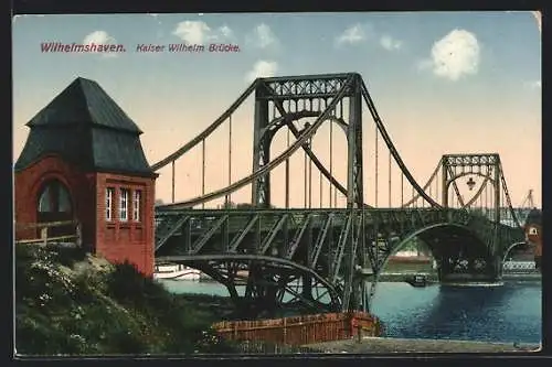 AK Wilhelmshaven, Die Kaiser Wilhelm Brücke