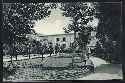 AK Montecatini Terme, Bagni di Montecatini, Albergo Regina dai giardini della Stab. Tettuccia