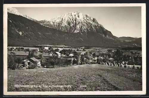 AK Mieming /Tirol, Obermieming mit Miemingerkette