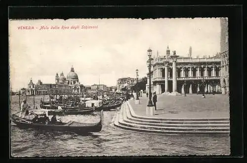 AK Venezia, Molo dalla Riva degli Schiavoni