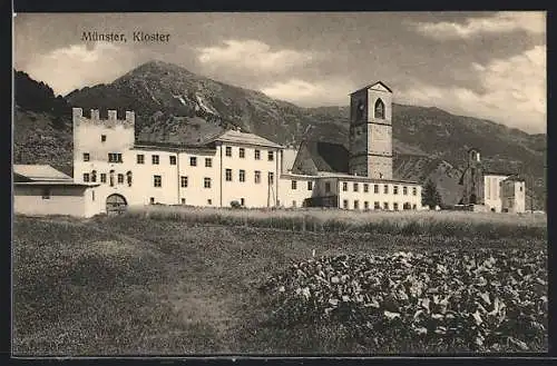 AK Münster /Münstertal, Blick auf das Kloster