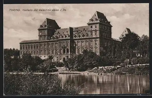 AK Torino, Castello del Valentino verso il Po