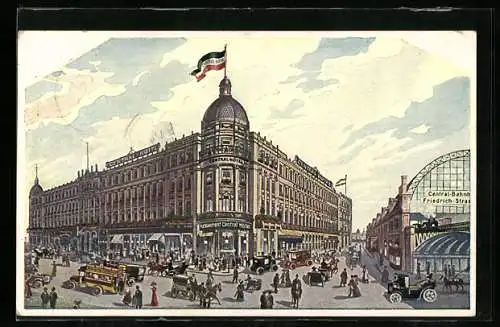 Künstler-AK Berlin, Central-Hotel