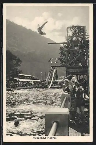 AK Hallein, Strandbad mit Sprungturm