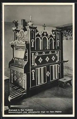 AK Grenzeck, Selbstgebaute Orgel von Franz Stephan