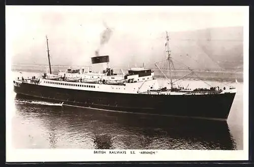 AK British Railways S.S. Arnhem, Passagierschiff