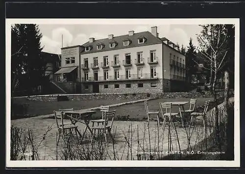 AK Dörfl-Kasten, Erholugsheim, Garten