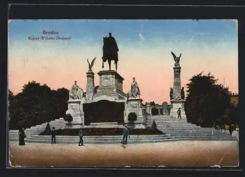 AK Breslau, Kaiser-Wilhelm-Denkmal