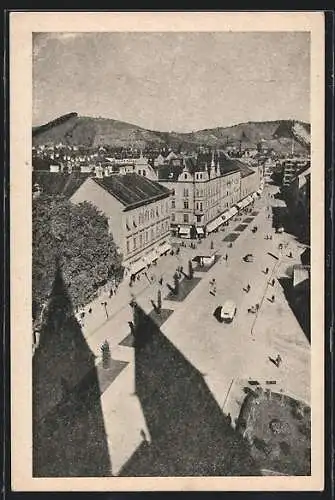 AK Maribor / Marburg, Blick von der Kirche auf die Stadt