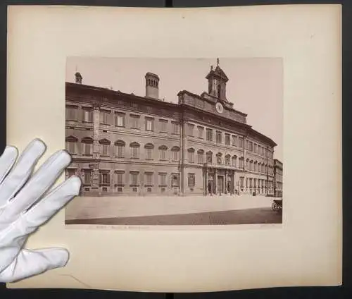 Fotografie James Anderson, Ansicht Rom, Palazzo di Monte Citorio am Piazza del Parlamento