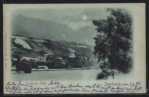 AK Innsbruck, Blick auf die Ferdinand-Allee