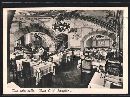 AK Firenze, Ristorante Buca di S. Ruffillo, Piazza dell`Olio 1, Speisesaal, Innenansicht