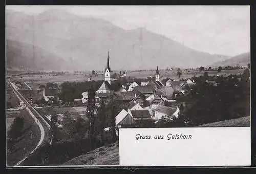 AK Gaishorn, Teilansicht mit Kirche