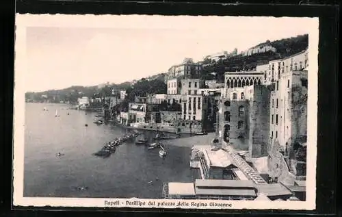 AK Napoli, Posillipo dal palazzo della Regina Giovanna