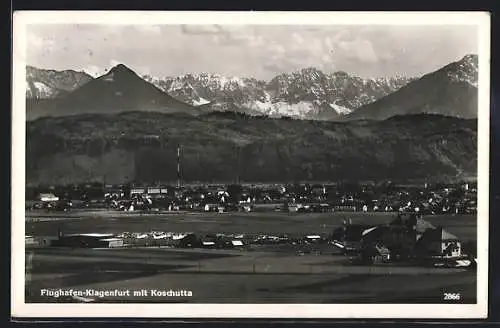 AK Klagenfurt, Flughafen Klagenfurt mit Koschutta