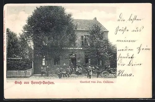 AK Hervest-Dorsten, Gasthof von Jos. Calkum