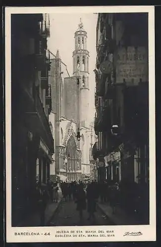 AK Barcelona, Iglesia de Sta. Maria del Mar