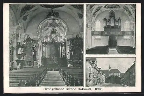 AK Rottweil, Inneres der Evangelischen Kirche