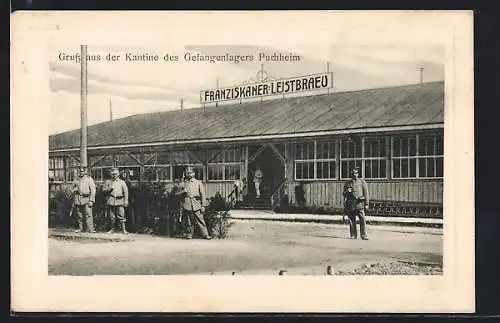 AK Puchheim, Kantine des Gefangenenlagers Franziskaner-Leistbräu