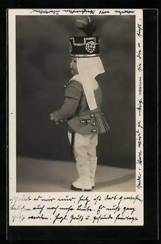 AK Puppe in orientalischer Uniform