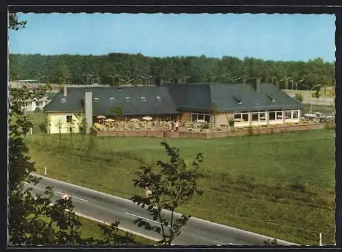 AK Rohrbrunn, Autobahn-Motel-Rasthaus im Spessart