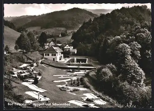 AK Bad Peterstal /Renchtal, Minigolf und Schwimmbad