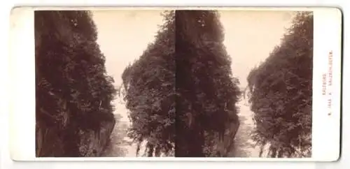 Stereo-Fotografie Alois Beer, Klagenfurt, Ansicht Salzburg, Salzach Oefen