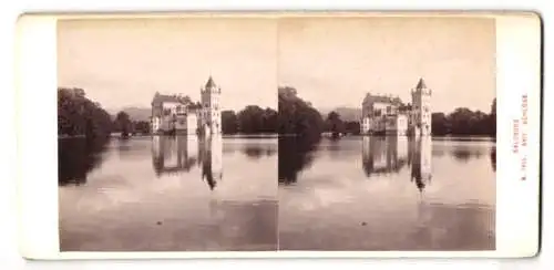 Stereo-Fotografie Alois Beer, Klagenfurt, Ansicht Salzburg, Blick zum Schloss Anif