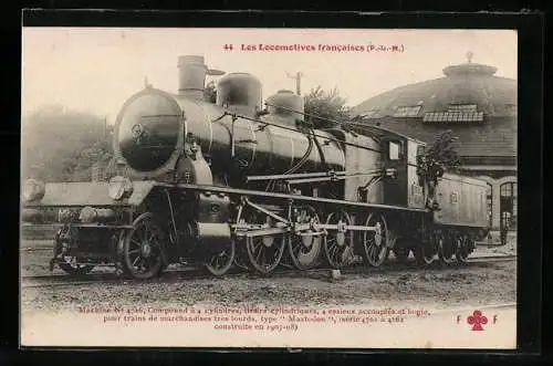 AK Französische Eisenbahn, Lokomotive, Machine No. 4726, Compound à 4 cylindres, type Mastodon