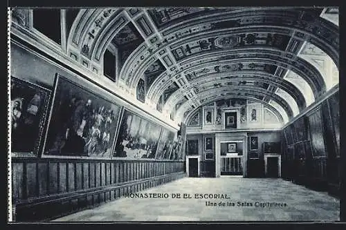 AK El Escorial, Monasterio de el Escorial, Una de las Salas Capitulares