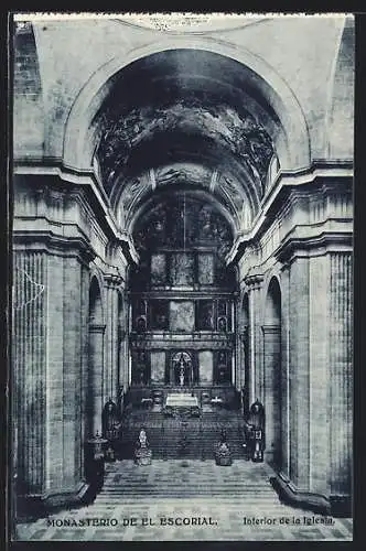 AK San Lorenzo de El Escorial, Monasterio de el Escorial, Interior de la Iglesia