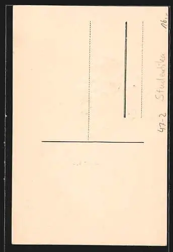 AK Studentenwappen der VBDA zum 45-jährigen Stiftungsfest 1925