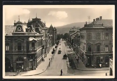 AK Oedenburg, Blick in die Elisabethgasse