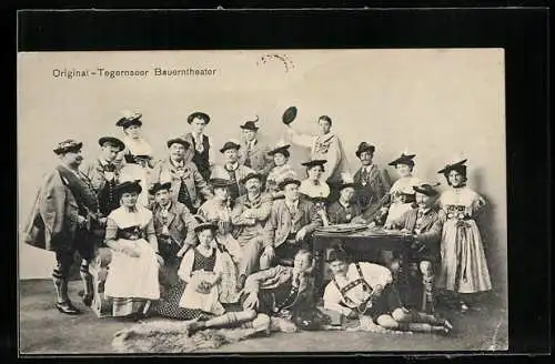 AK Original Tegernseer Bauerntheater, Trachtenkapelle