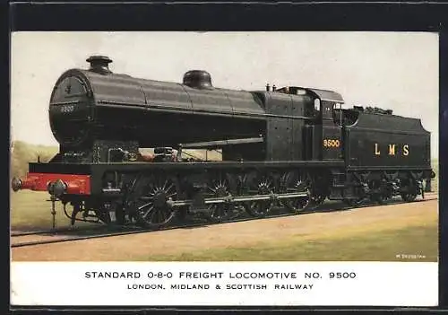 AK L.M.&S. Railway, Standart 0-8-0 Freight Locomotive No. 9500, Britische Eisenbahn