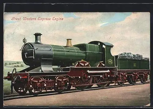 AK englische Eisenbahn, Great Western Express Engine no. 3387