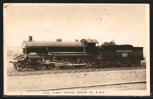 AK Englische Eisenbahn-Lokomotive No. 510 der Southern Railway