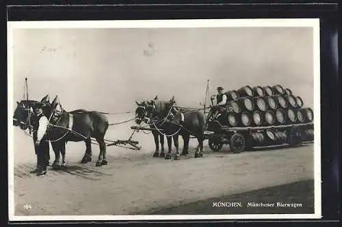 AK München, Münchner Bierwagen