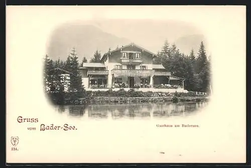 AK Grainau, Gasthaus am Badersee