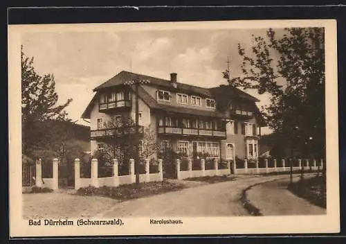 AK Bad Dürrheim, Hotel Karolushaus